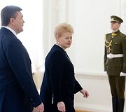 Viktoras Janukovyčius ir Dalia Grybauskaitė