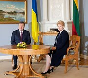 Viktoras Janukovyčius ir Dalia Grybauskaitė