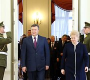 Viktoras Janukovyčius ir Dalia Grybauskaitė