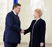 Viktoras Janukovyčius ir Dalia Grybauskaitė