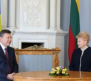 Viktoras Janukovyčius ir Dalia Grybauskaitė