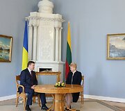Viktoras Janukovyčius ir Dalia Grybauskaitė