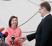 Julie Kozack ir Algirdas Butkevičius