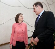 Julie Kozack ir Algirdas Butkevičius