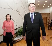 Julie Kozack ir Algirdas Butkevičius