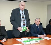 Knygos pristatymo akimirka