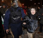 Bulgarijoje sulaikyta protestuotoja