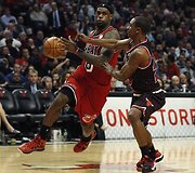 LeBronas Jamesas ir Marquisas Teague
