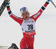 Nugalėtoja Therese Johaug i&scaron; Norvegijos 