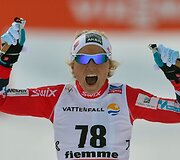 Nugalėtoja Therese Johaug i&scaron; Norvegijos 
