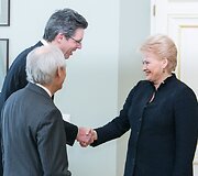 Marcelis Philippas ir Jurgenas Lindenas susitiko su Dalia Grybauskaite.