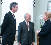 Marcelis Philippas ir Jurgenas Lindenas susitiko su Dalia Grybauskaite.