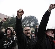 Protestas prie &bdquo;Goodyear Dunlop&ldquo; bustinės Prancūzijoje