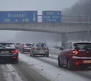 Transporto grūstis Briuselyje