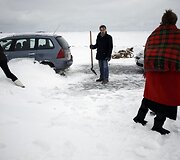 Prancūzijoje užpustyti automobiliai