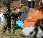 Kolumbijos aviacijos mokykloje nukritęs T-34 lėktuvas