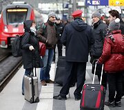 Vokietijoje streikavo geležinkelio darbuotojai