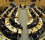 Kipro parlamente balsavimas prie&scaron; gelbėjimo paketą.
