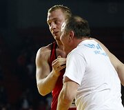 Pavlo Olinykas su treneriu