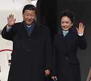 Kinijos prezidentas Xi Jinpingas su žmona Peng Liyuan