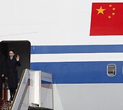 Kinijos prezidentas Xi Jinpingas su žmona Peng Liyuan