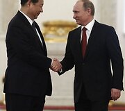 Kinijos prezidentas Xi Jinpingas ir Rusijos prezidentas Vladimiras Putinas
