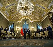 Kinijos prezidentas Xi Jinpingas ir Rusijos prezidentas Vladimiras Putinas