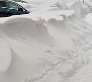 Sniego pusnys Kijeve 