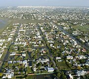 Potvynis La Platoje