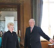 Dalia Grybauskaitė ir Norvegijos karalius Haraldas V