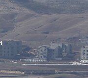 &Scaron;iaurės Korėjos kaimas netoli demilitarizuotos zonos, skiriančios &Scaron;iaurės ir Pietų Korėjas