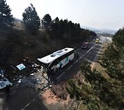 Prahoje sudužęs autobusas