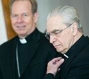 Gintaras Gru&scaron;as ir Audrys Juozas Bačkis