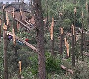 Tornado padariniai Kinijoje