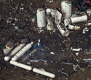 Trą&scaron;ų gamyklos sprogimo padariniai