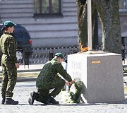 Lietuvos karių i&scaron;lydėjimo ceremonija