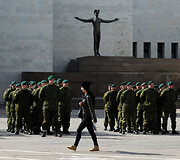 Lietuvos karių i&scaron;lydėjimo ceremonija