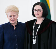 Dalia Grybauskaitė priėmė teisėjų priesaikas