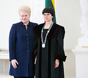 Dalia Grybauskaitė priėmė teisėjų priesaikas