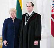 Dalia Grybauskaitė priėmė teisėjų priesaikas