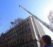 Ugniagesiai demonstravo naujai įsigytą įrangą.