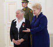Dalia Grybauskaitė pasveikino daugiavaikes motinas
