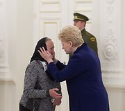 Dalia Grybauskaitė pasveikino daugiavaikes motinas