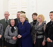 Dalia Grybauskaitė pasveikino daugiavaikes motinas