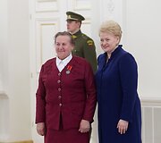 Dalia Grybauskaitė pasveikino daugiavaikes motinas