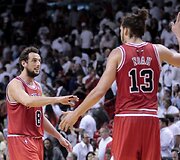 Marco Belinelli ir Joakimas Noahas