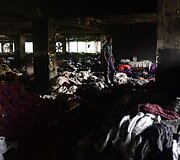 Gaisro nusiaubta siuvykla Banglade&scaron;e