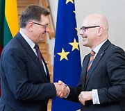 Algirdas Butkevičius ir Torstenas Albigas