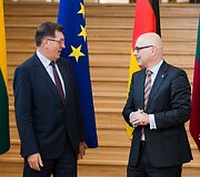 Algirdas Butkevičius ir Torstenas Albigas
