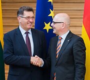 Algirdas Butkevičius ir Torstenas Albigas